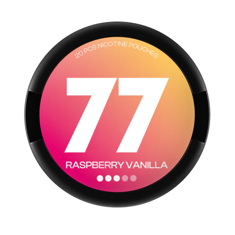 77 nicotinezakjes Raspberry & Vanilla