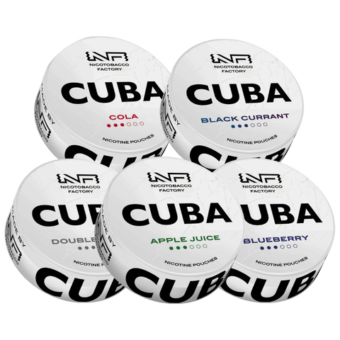 5 x Cuba White Mixpack