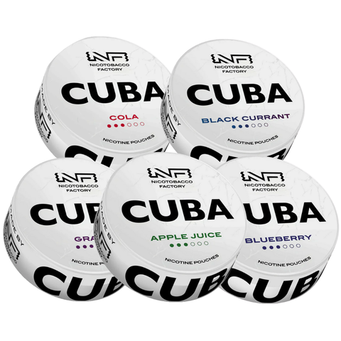 5 x Cuba White Mixpack