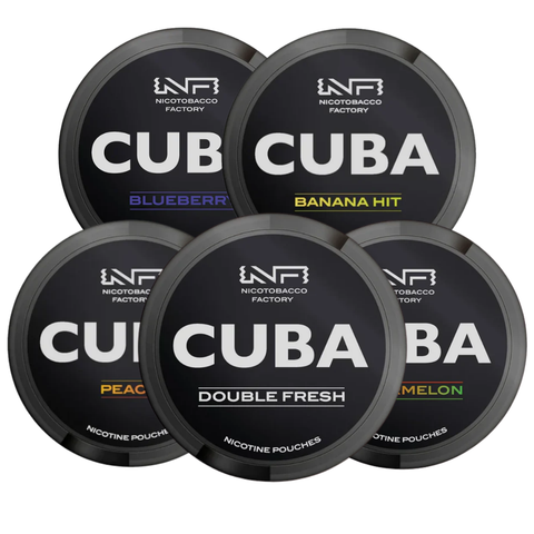 5 x Cuba Black Mixpack