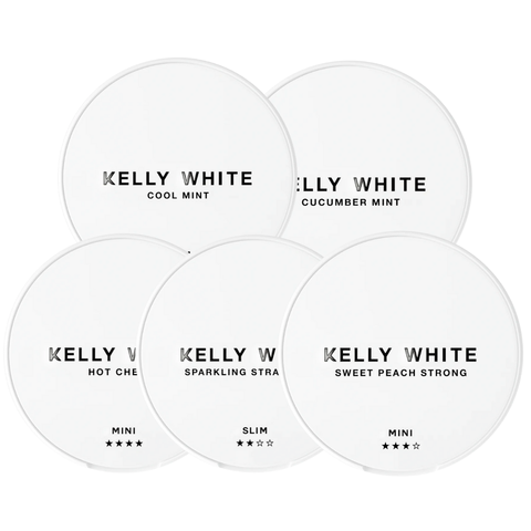 5x Kelly White Mixpack