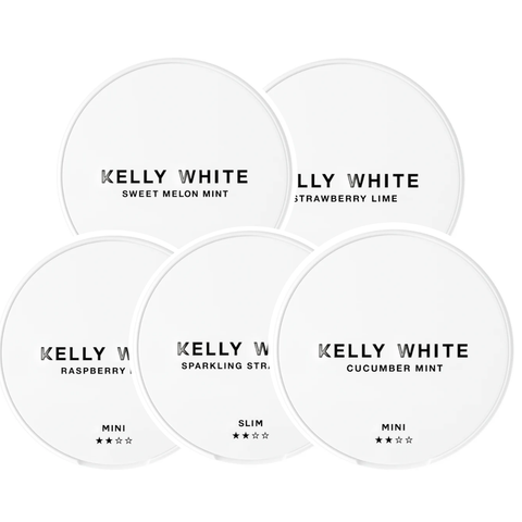 5x Kelly White Mixpack