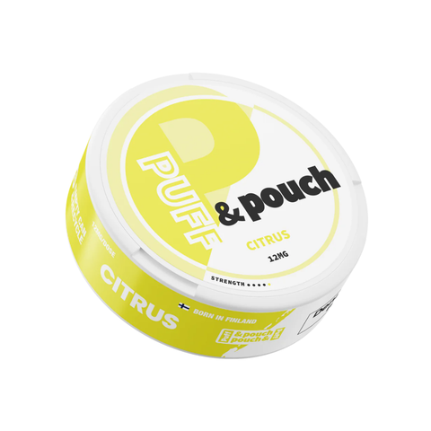 Puff & Pouch Citrus 12mg – Speciale aanbieding