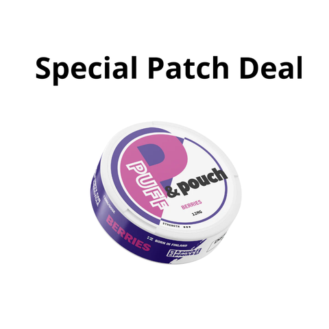 Puff & Pouch Berries 12mg - Speciale patch -deals