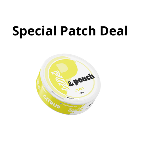 Puff & Pouch Citrus 12mg - Speciale patch -deals