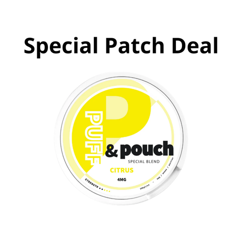 Puff & Pouch Citrus 4 mg - Speciale patchaanbiedingen