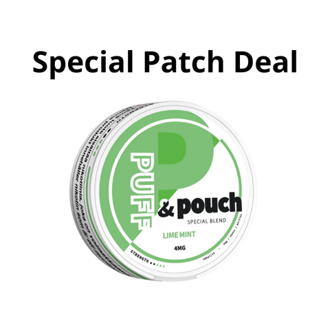 Puff & Pouch Lime 4 mg - Speciale patchaanbiedingen